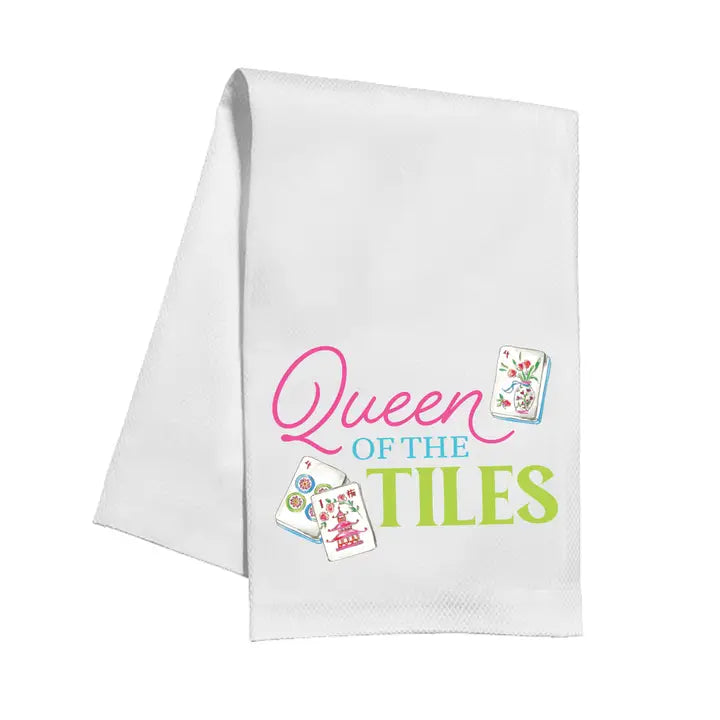 Queen of the Tiles Kitchen Towel