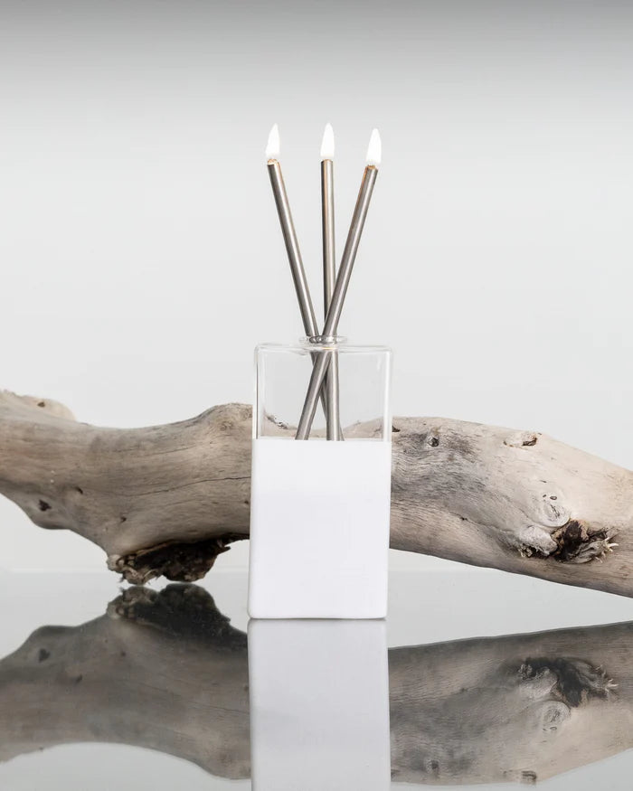 Rectangular Everlasting Candle Set