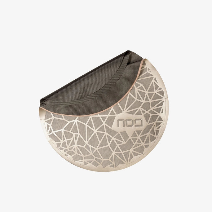 Geometric Matzah Cover Champagne