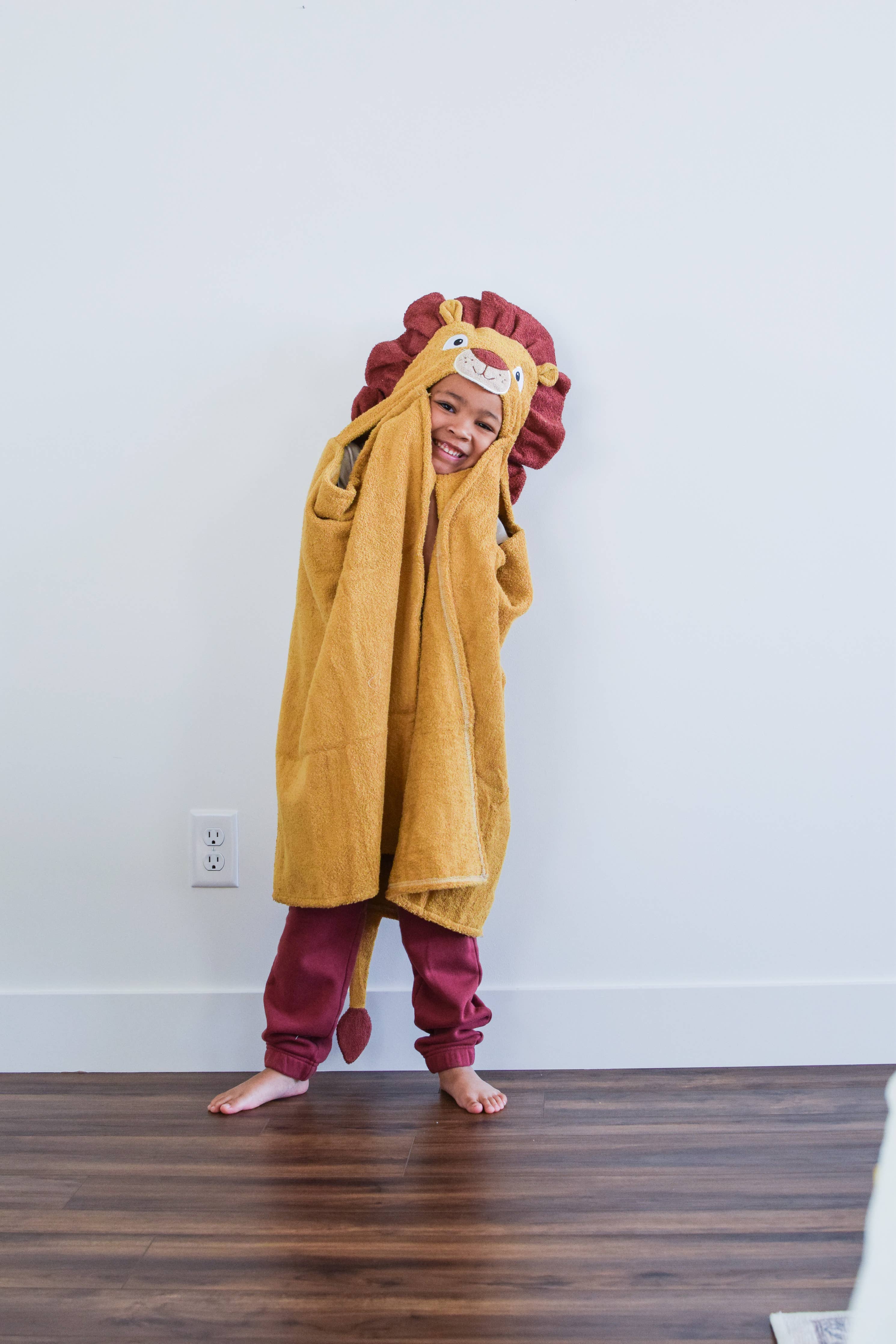 Personalized hooded towel - Lion