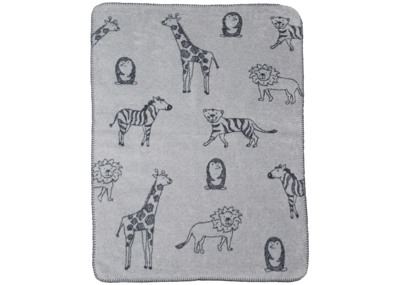 Personalized Blanket – In The Jungle, Grey