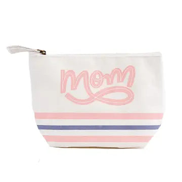 Mom Cosmetic Bag White/Light Pink/Berry