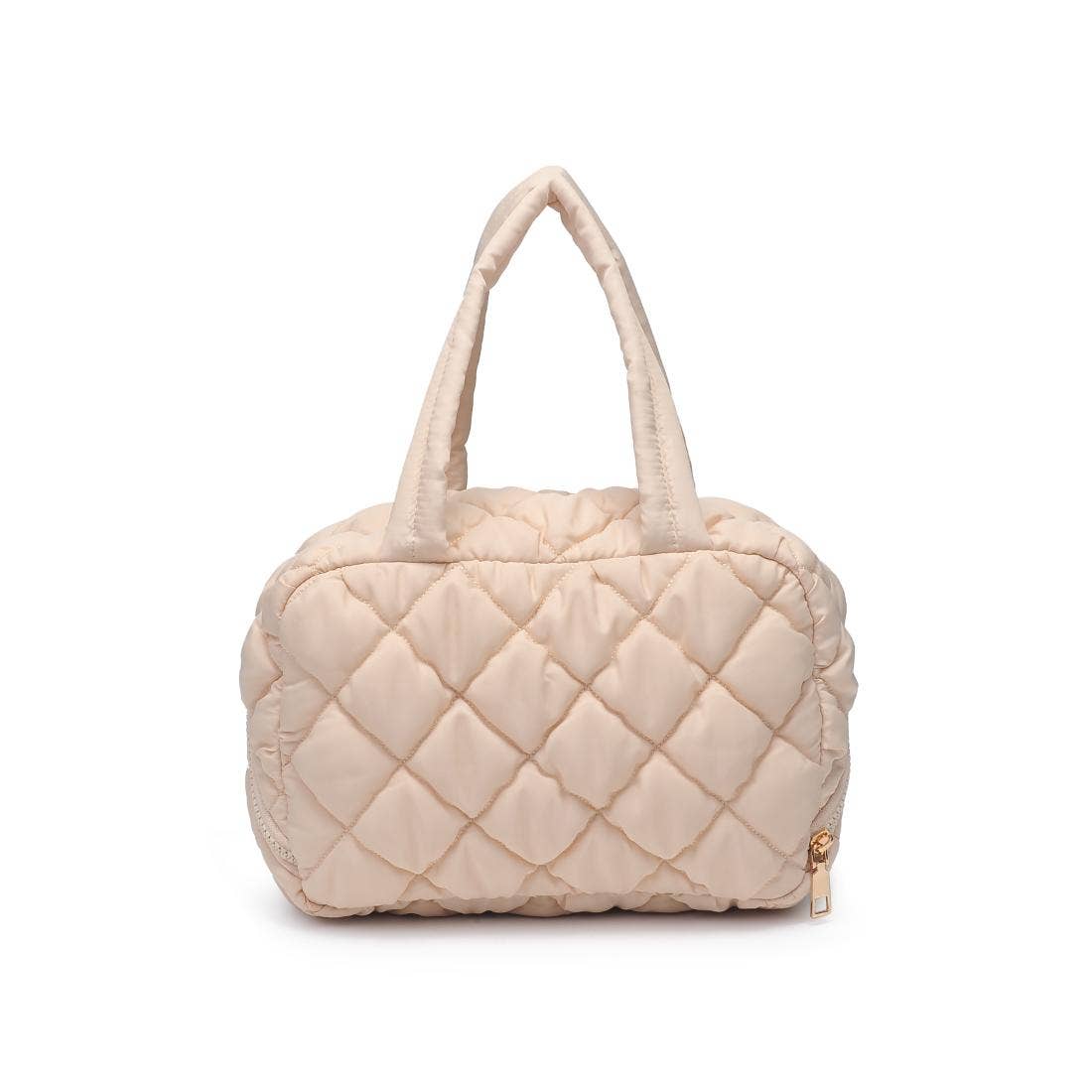 Pack Pretty, Stay Ready Travel cosmetic Organizer - cream