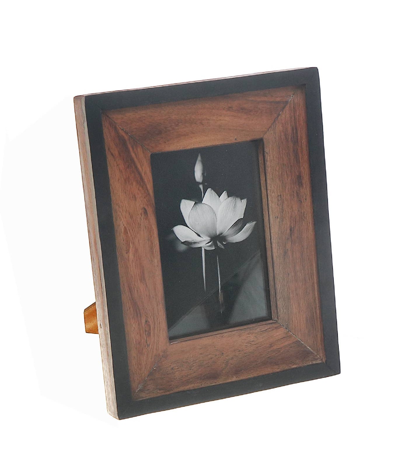 5X7"Black & Natural Finish Photo Frame