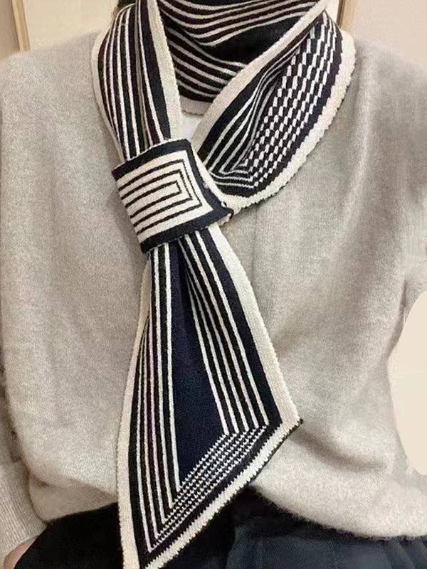 Contrast Color Keep Warm Scarf