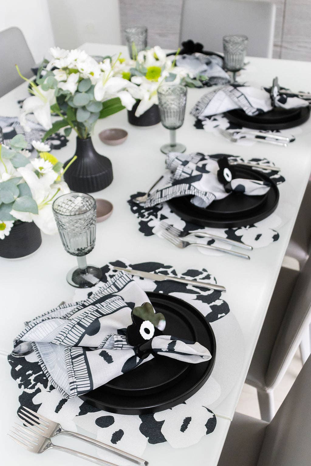 Floral  Spill-Proof Placemats (set of 6)