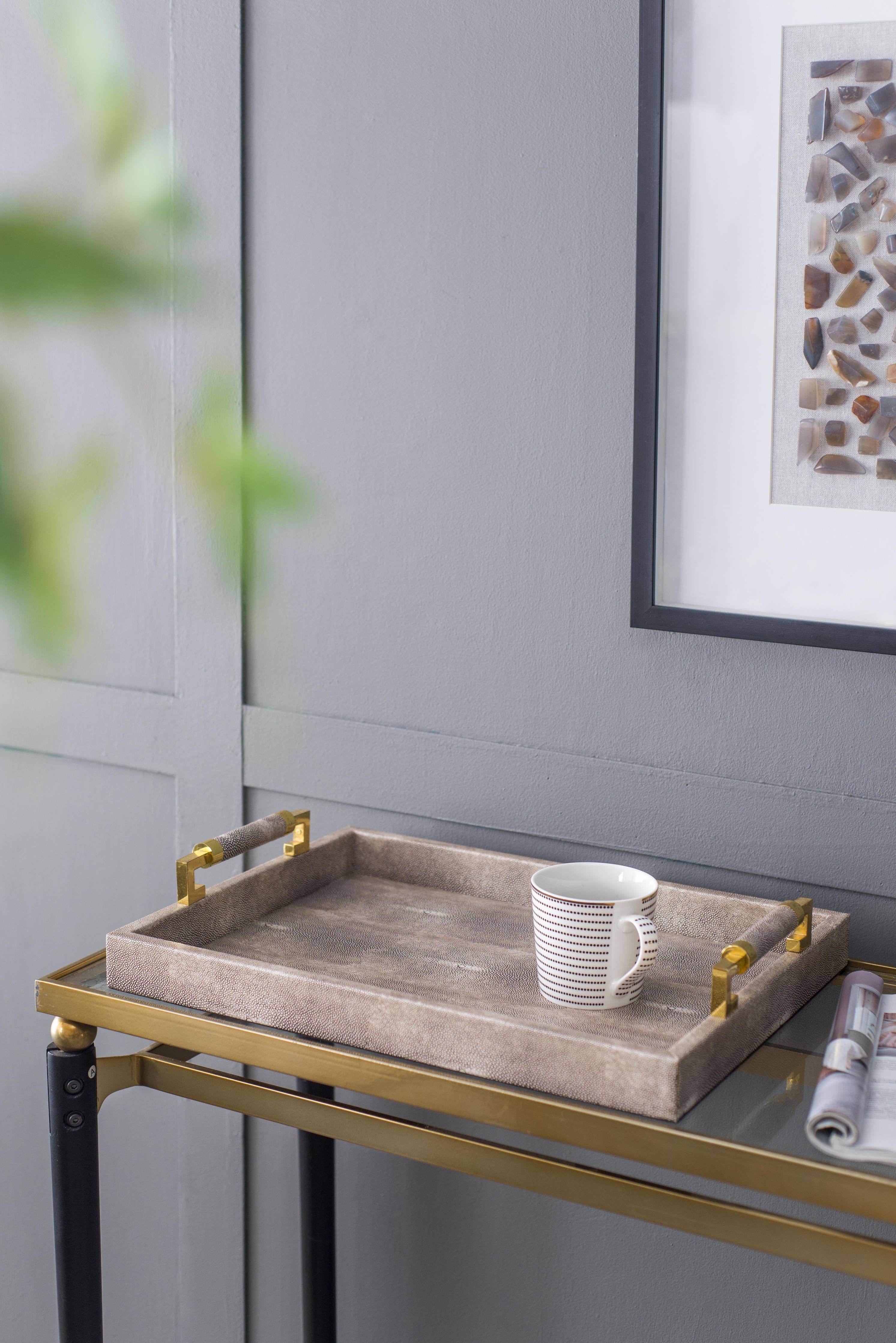 Decorative grey Tray
