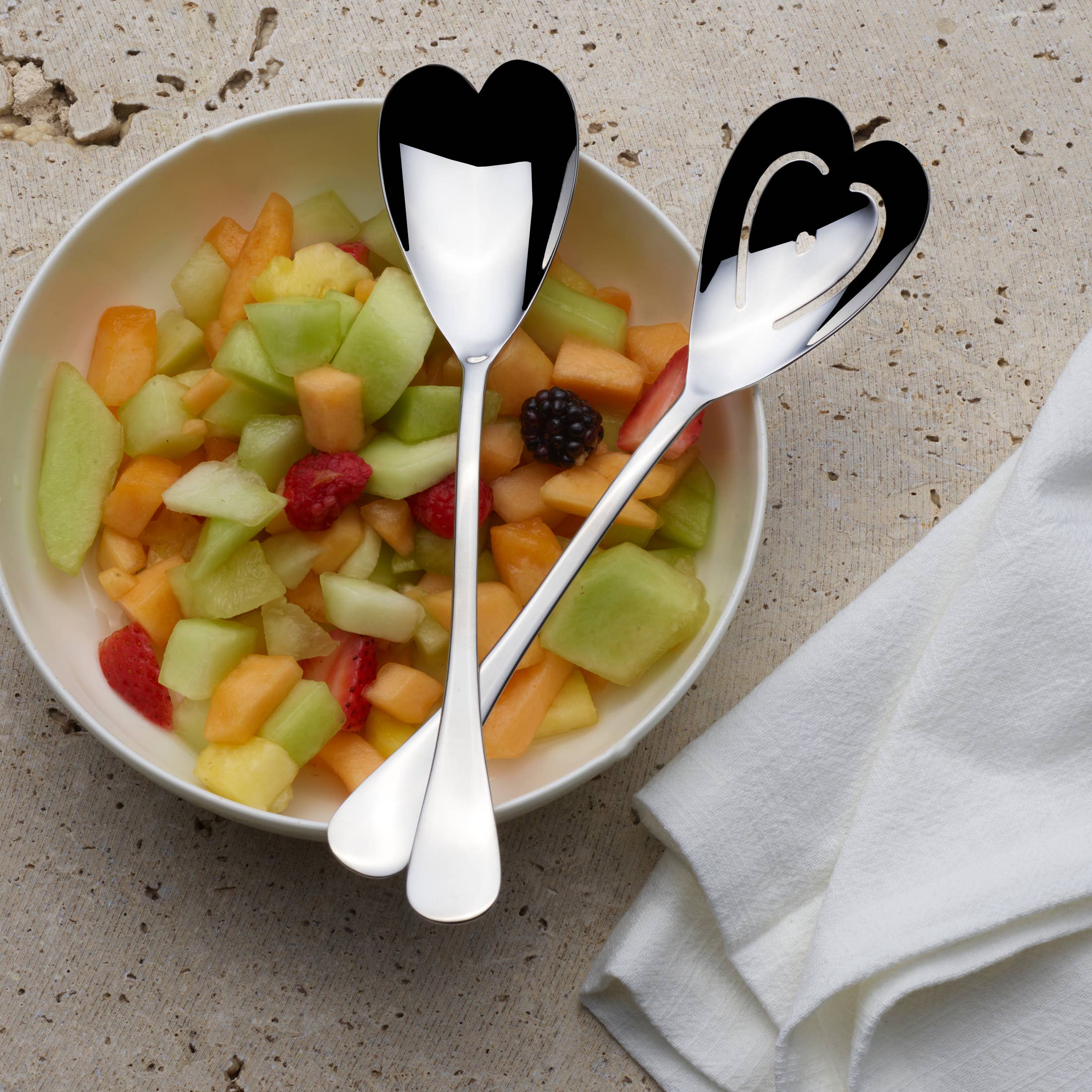 2-piece heart shaped Serving Set