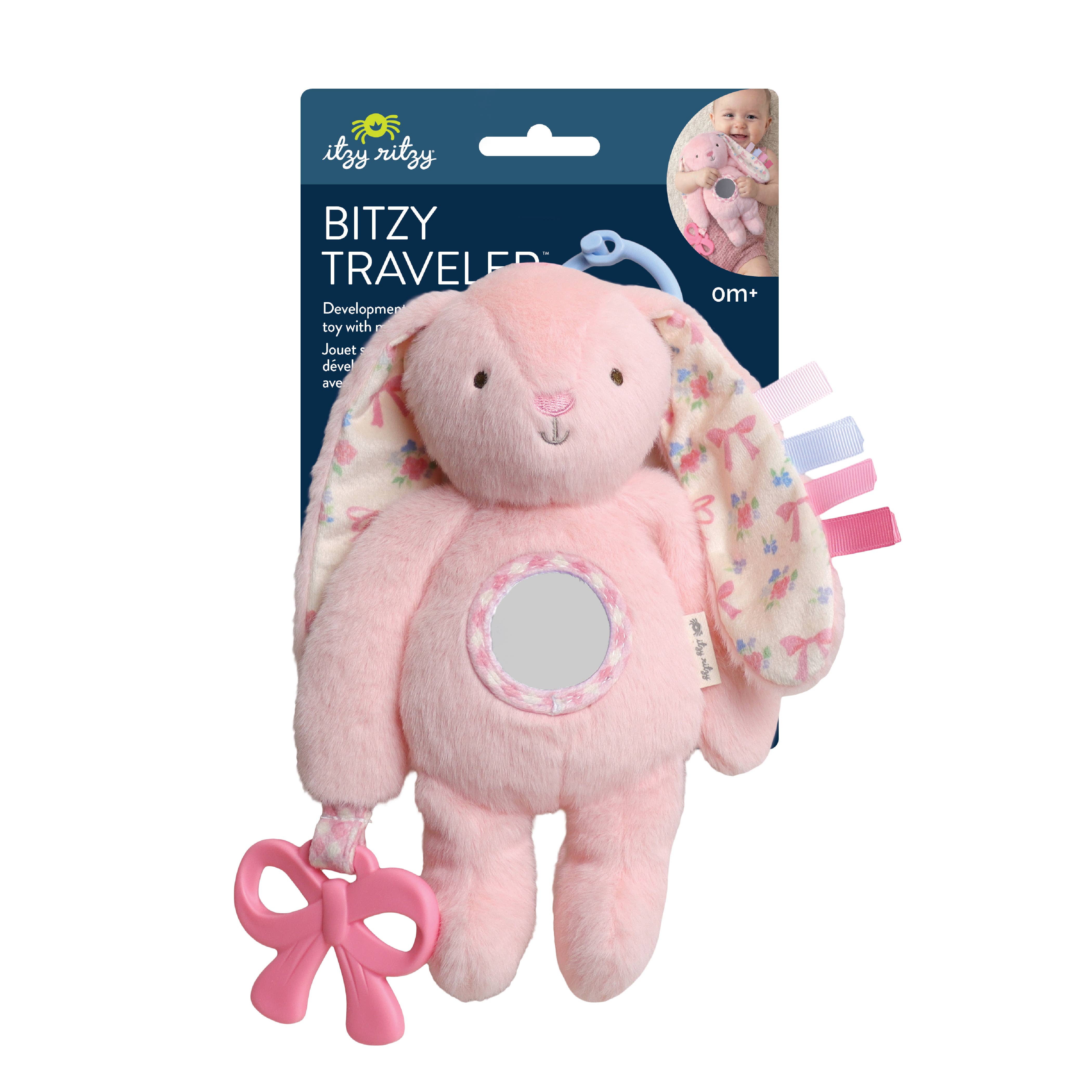 Bitzy Traveler pink Bunny