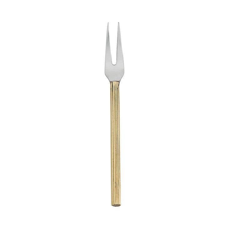 Cocktail Fork with Rib Handle - Set/4