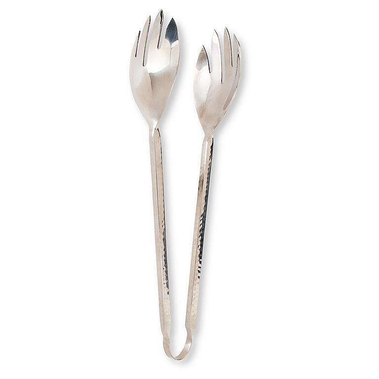 Salad Tongs with Hammer Finish Handle