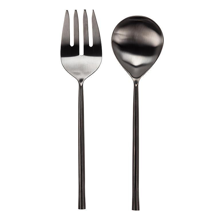 Matte Finish Salad Servers