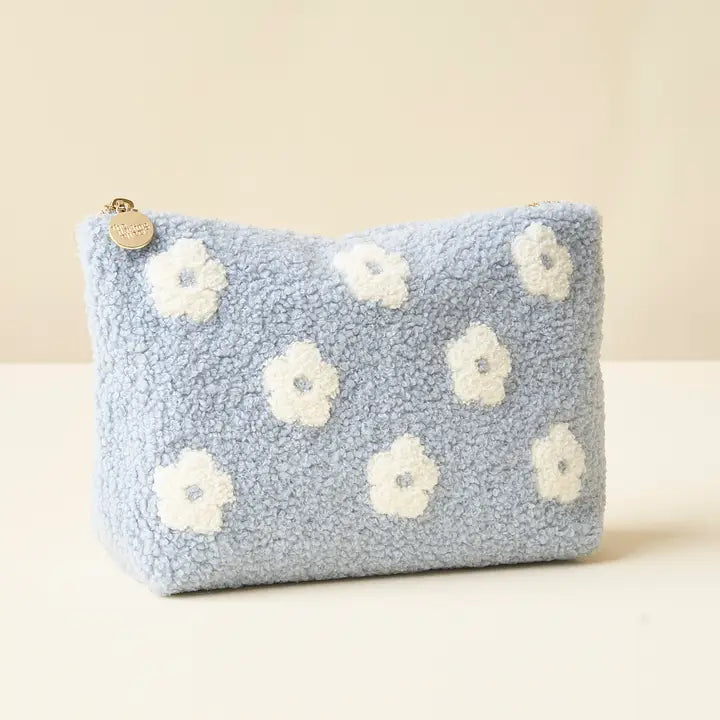 Teddy Pouch - Blue Flower