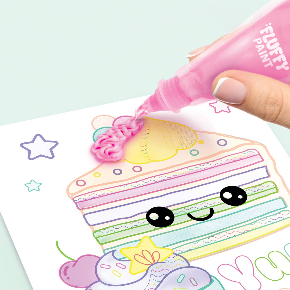 Art Lab Fluffy Paint Poster Kit