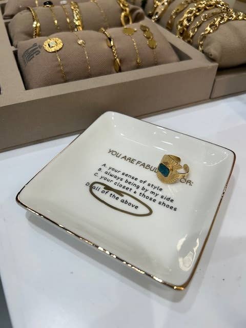Trinket Dish, You Are Fabulous