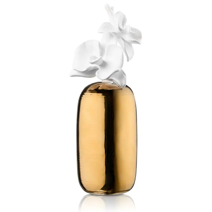 The Fluted Floral Scent Diffuser Gold