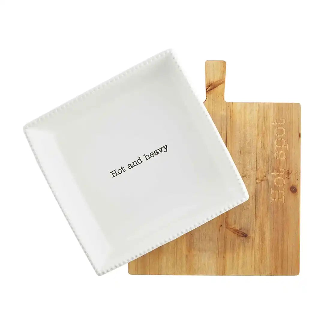 Mudpie BAKING DISH AND TRIVET SET