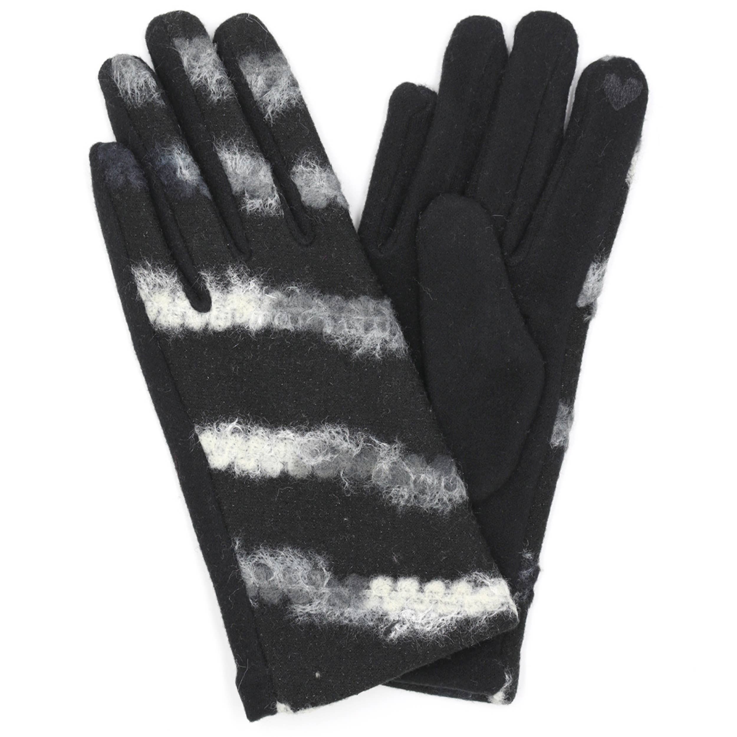 Yarn Winter Smart Touch Gloves - black