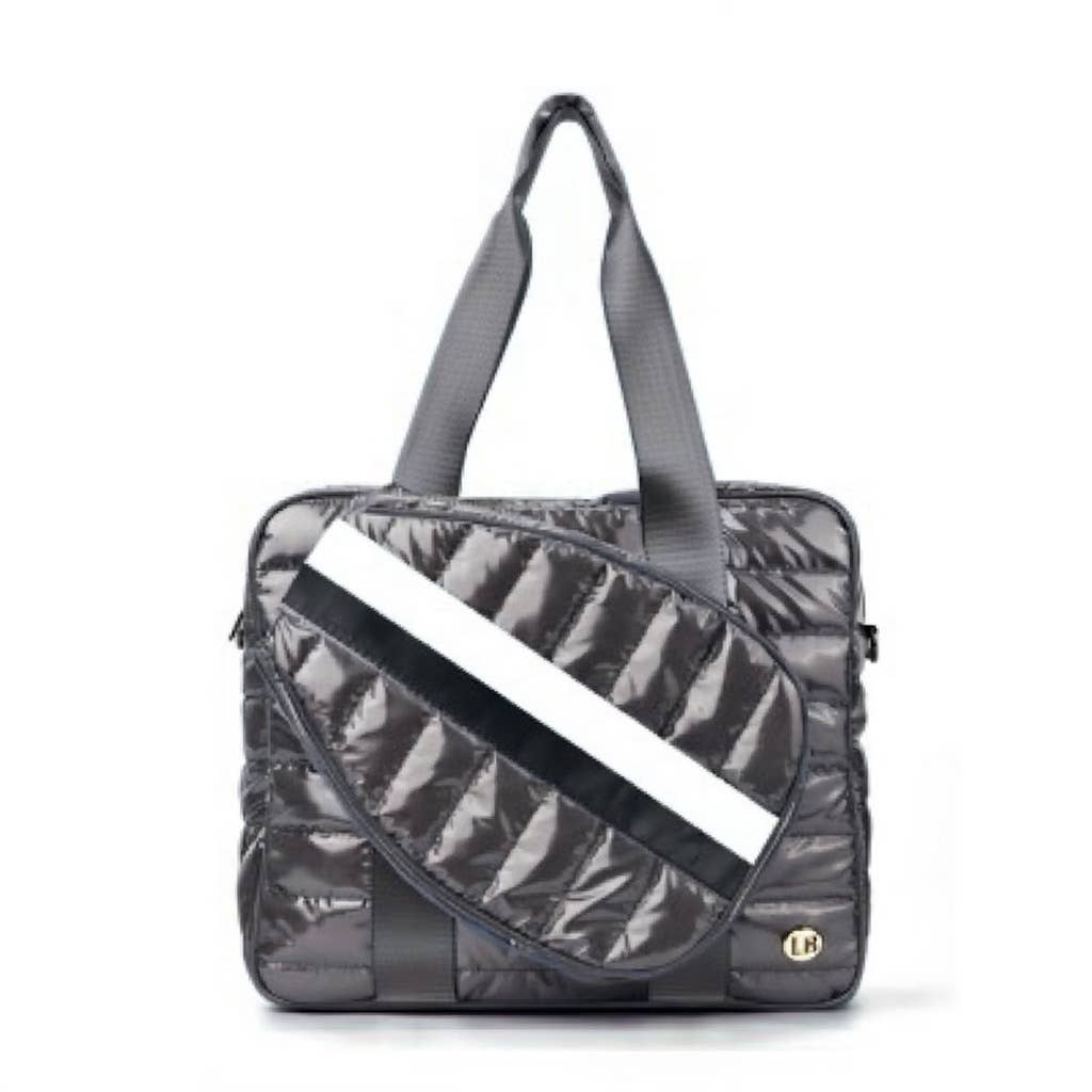 Pickleball Tote Quilted Pewter
