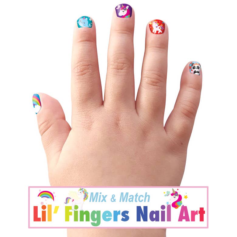 Lil' Fingers Nail Art Stickers- Unicorn Fantasy