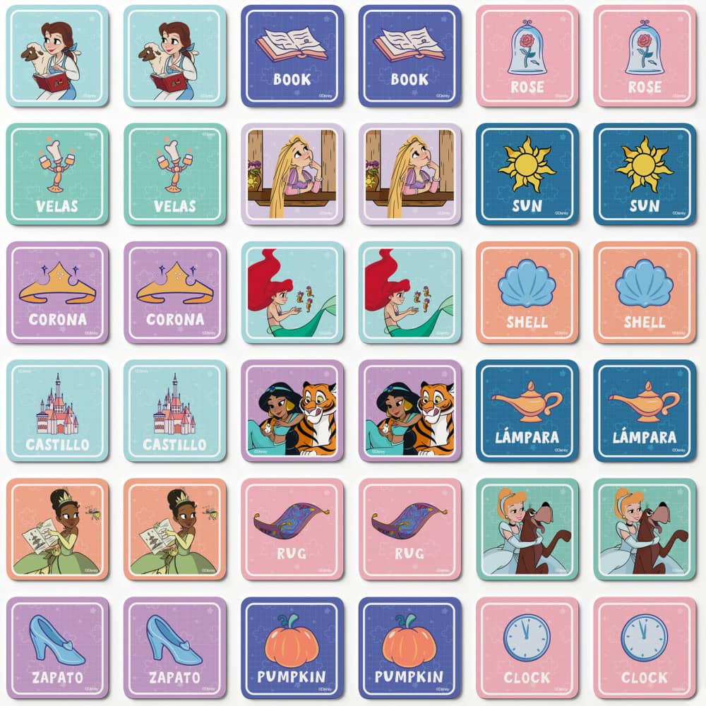 Disney - Princesses Memory Game