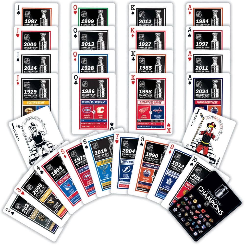 NHL Stanley Cup Playing Cards - 54 Card Deck