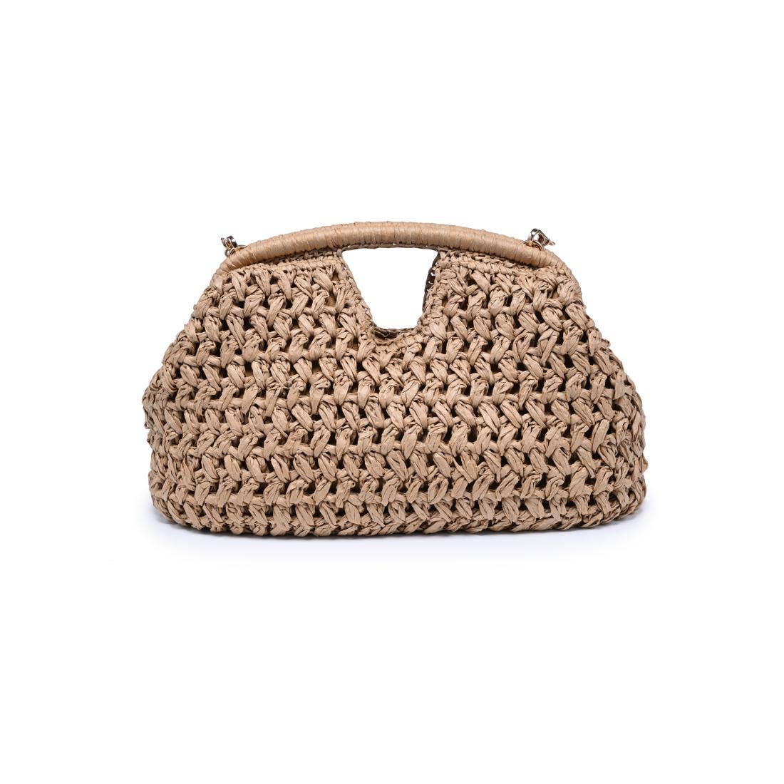 Knotted paper Crossbody - natural