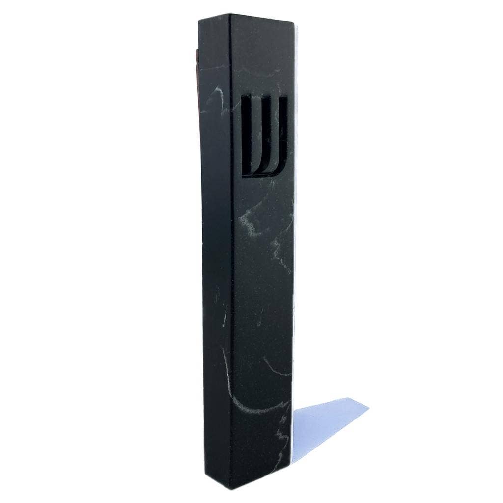 Black Marble Stone mezuzah