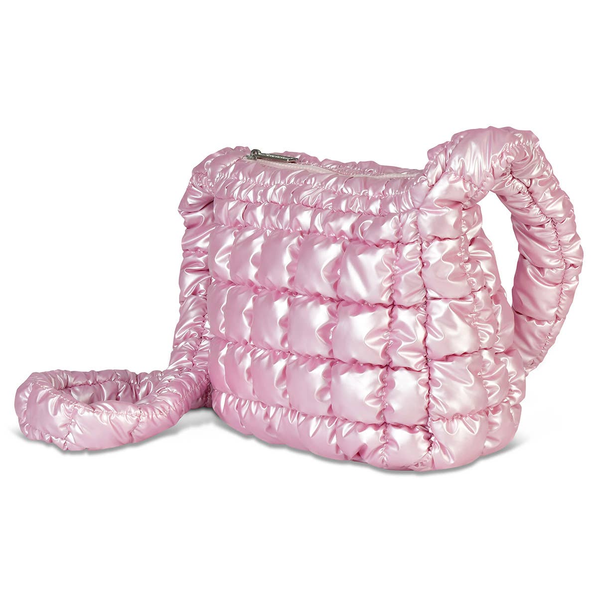 Icy Rose Puffer Sling Bag