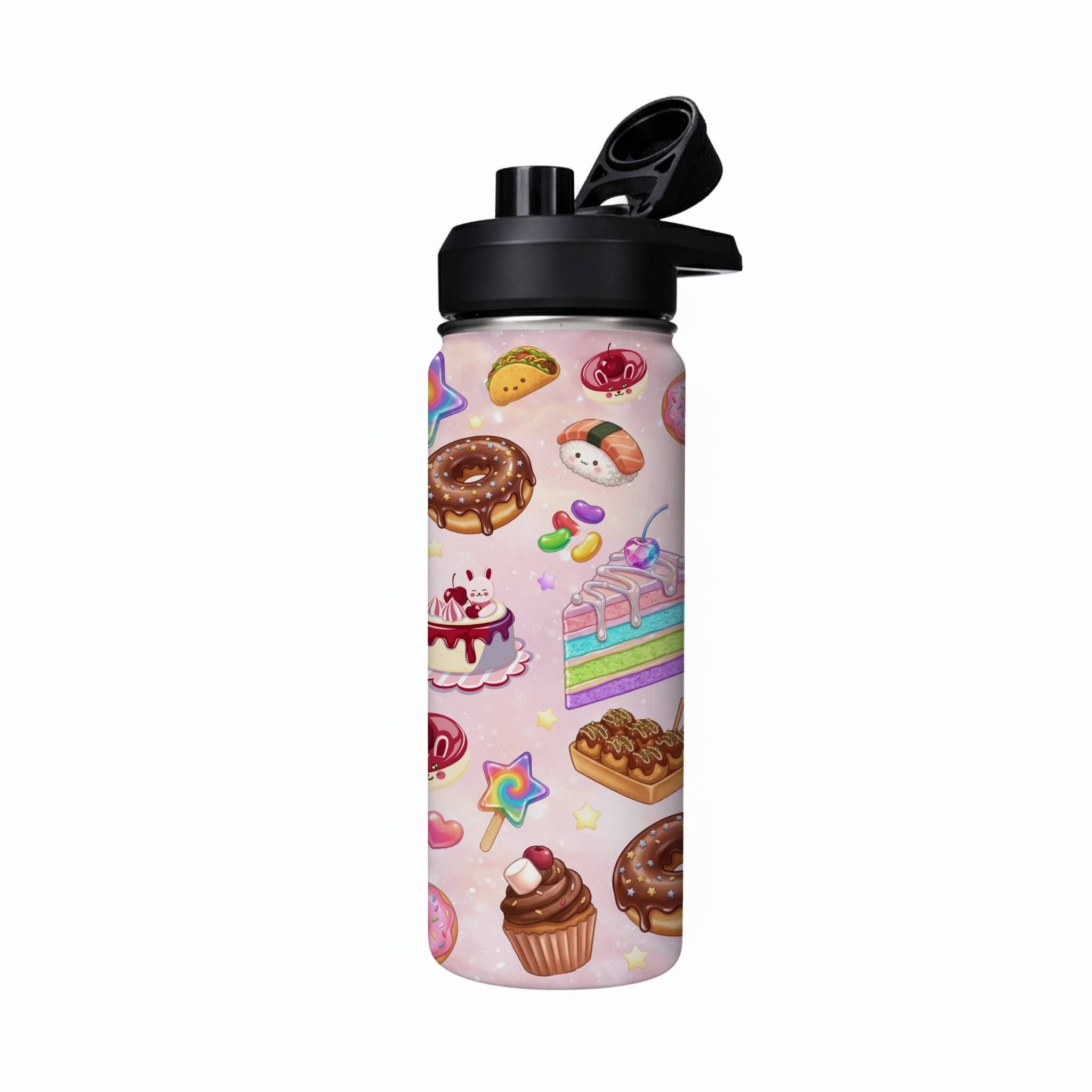 food printed Kids Water bottle