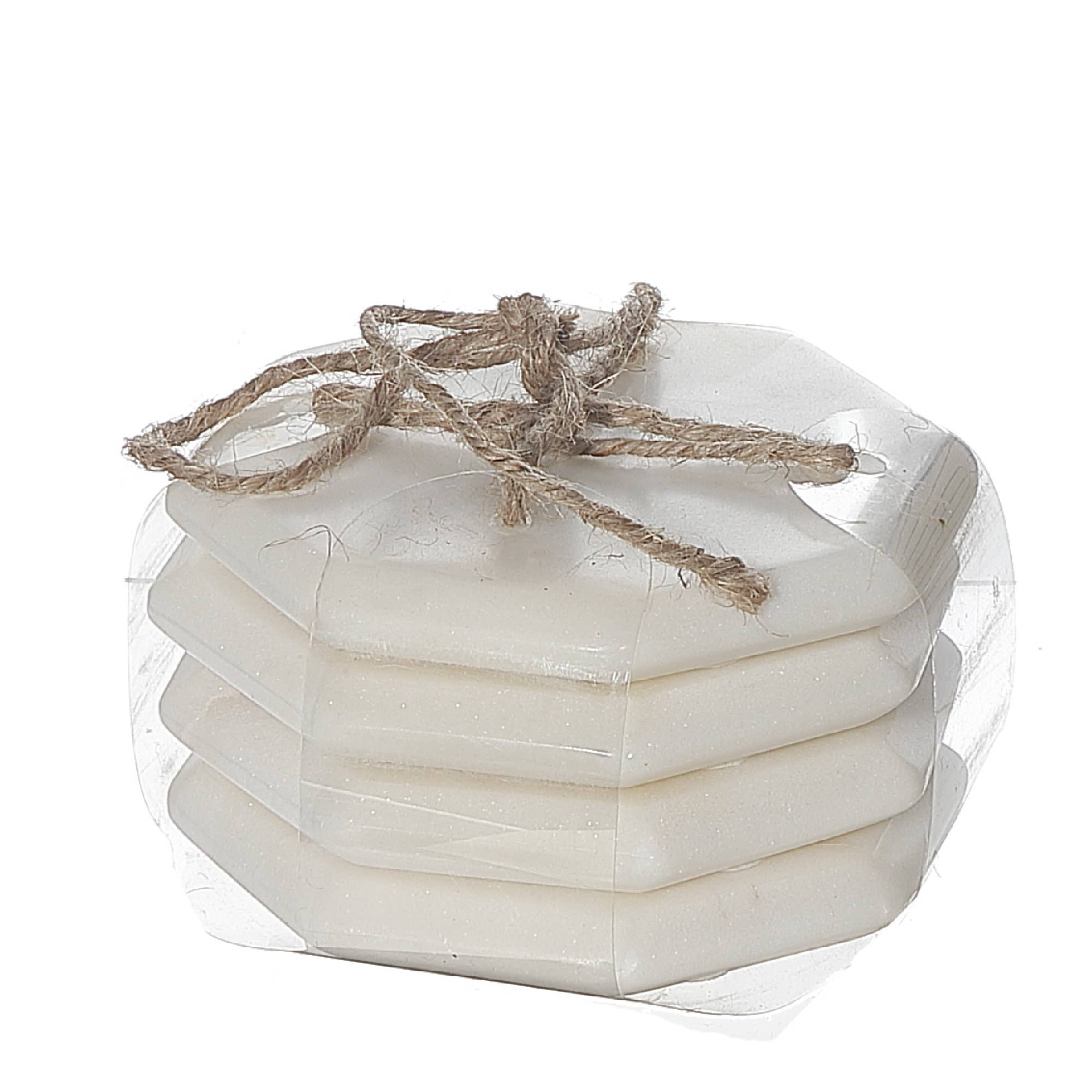 Octagon White Marble Coaster set 4X4"
