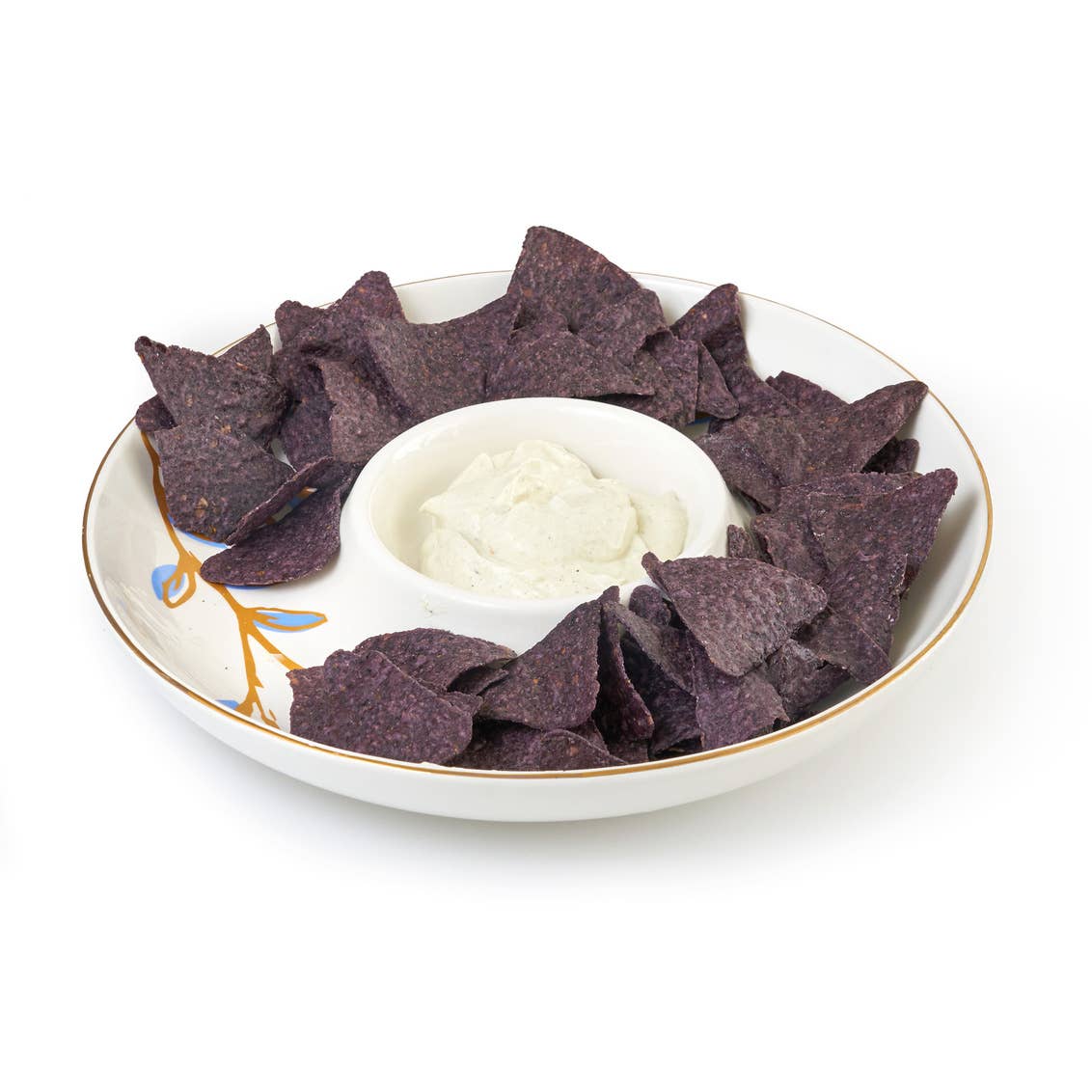 Hanukkah Menorah Chip and Dip