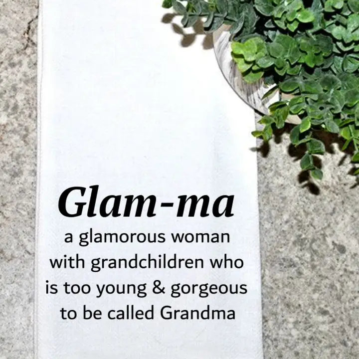 Glamma Tea Towel