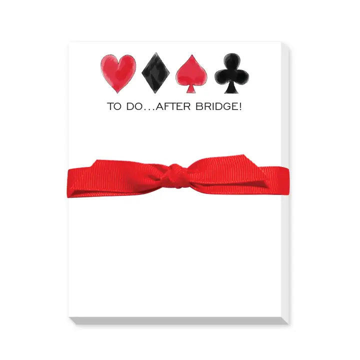 To Do After Bridge Mini Notepad