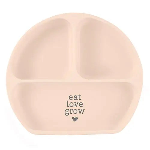 Silicone Plate-Eat Love Grow