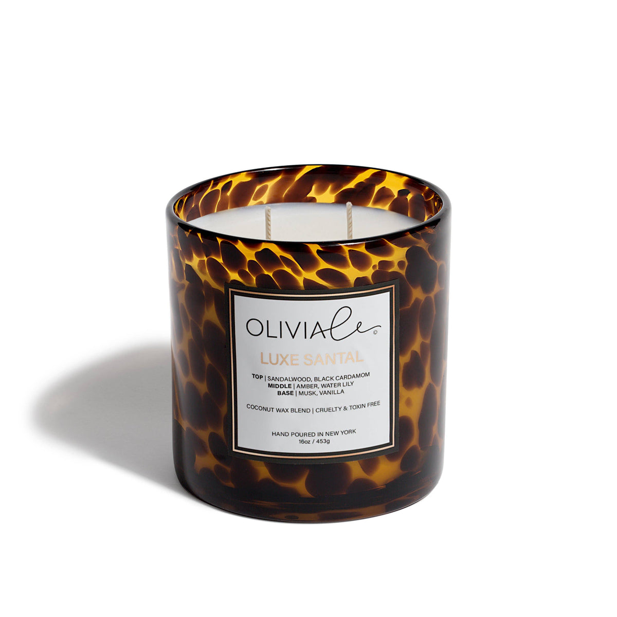 Luxe Santal Tortoise candle - large