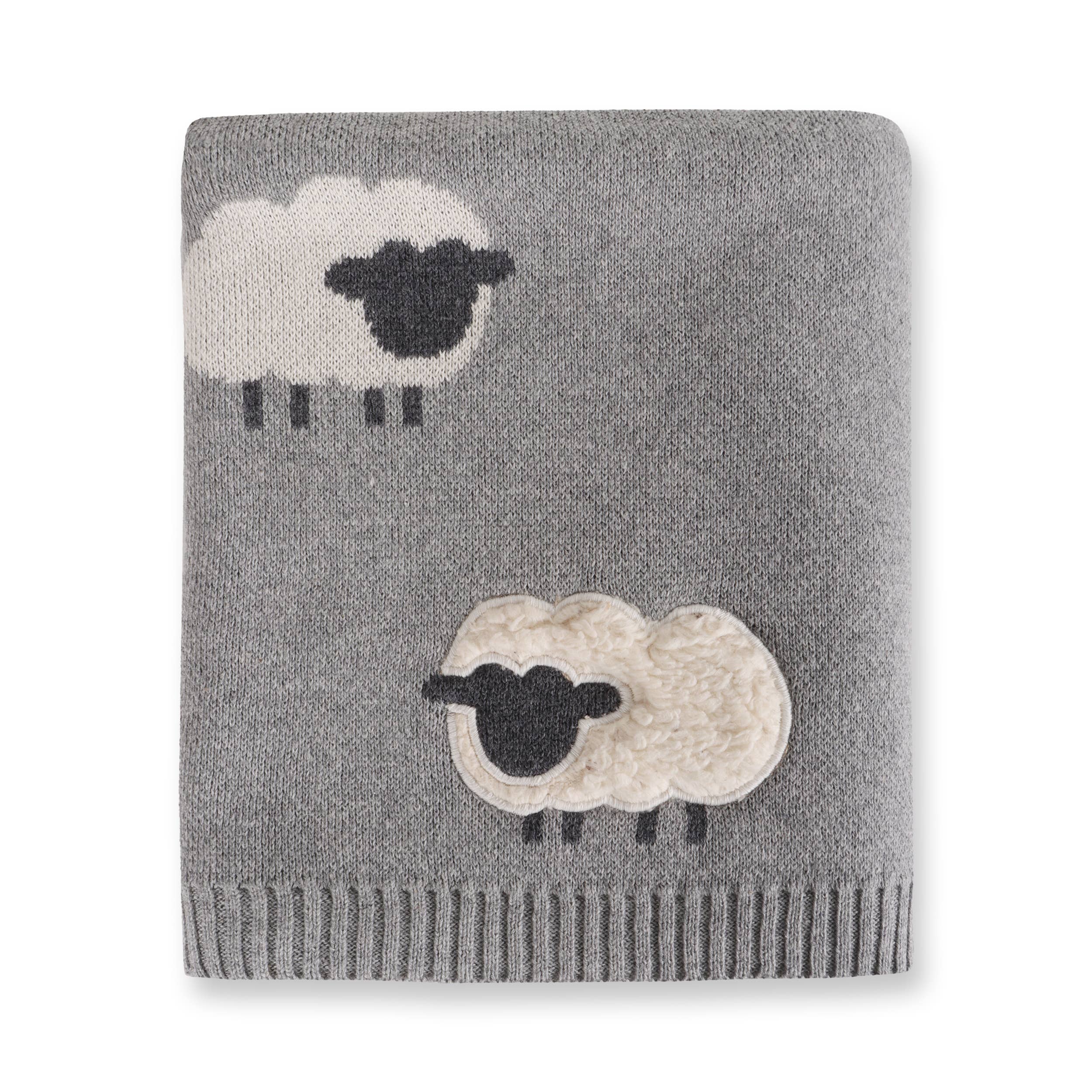 Personalized Wooly Sheep 3D Organic Cotton Baby Blanket