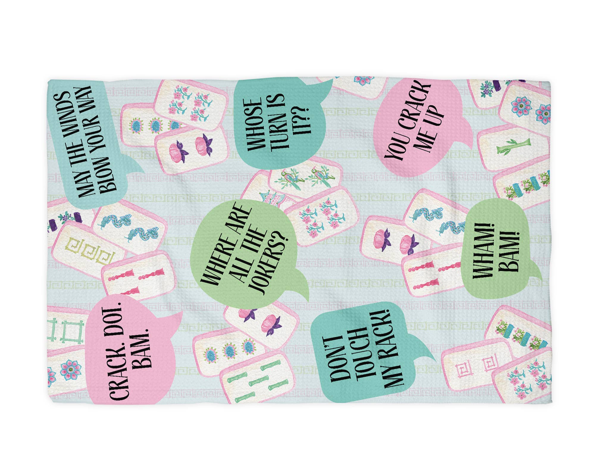 Mahjong tile Kitchen Towel