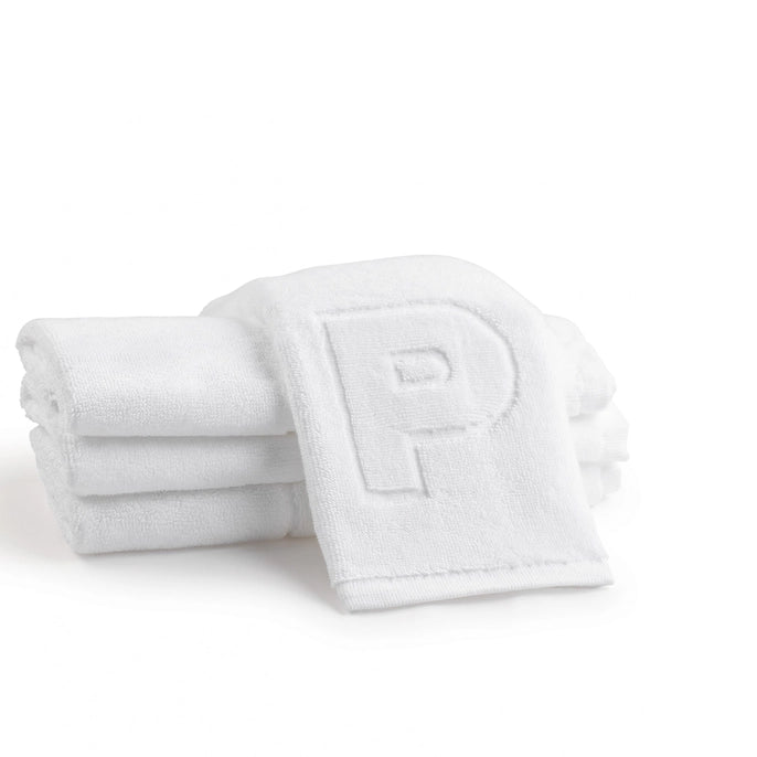 Initial Embossed Hand Towel