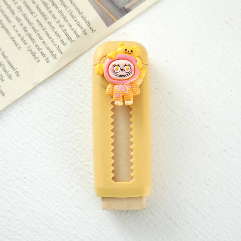 Labubu push-pull eraser