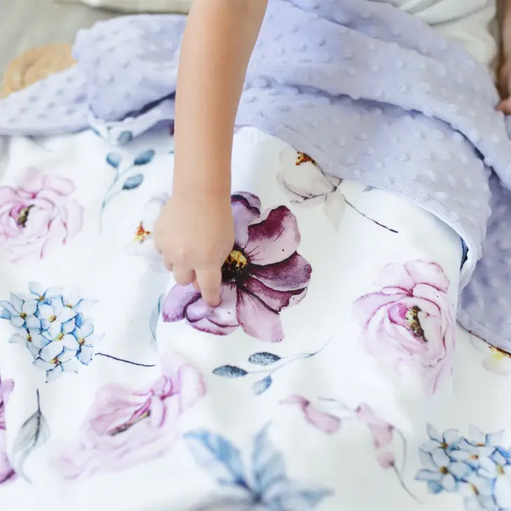 Personalized Baby & Toddler Blanket - Vintage Floral