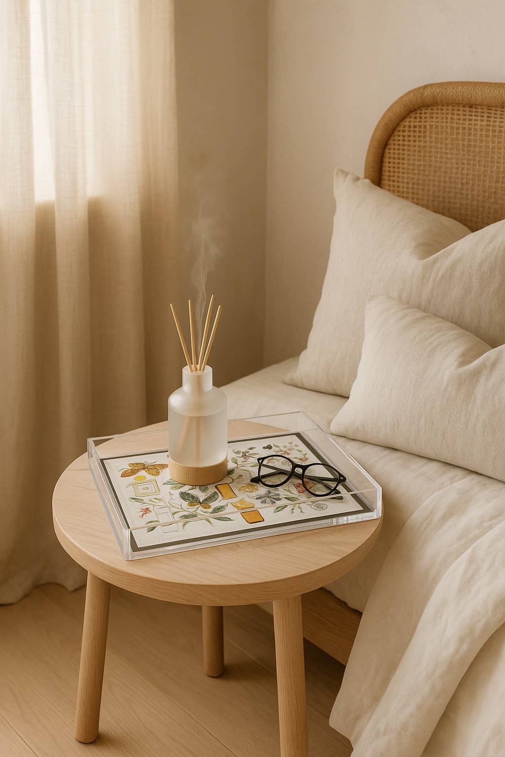 Perfume Collection print Acrylic Tray