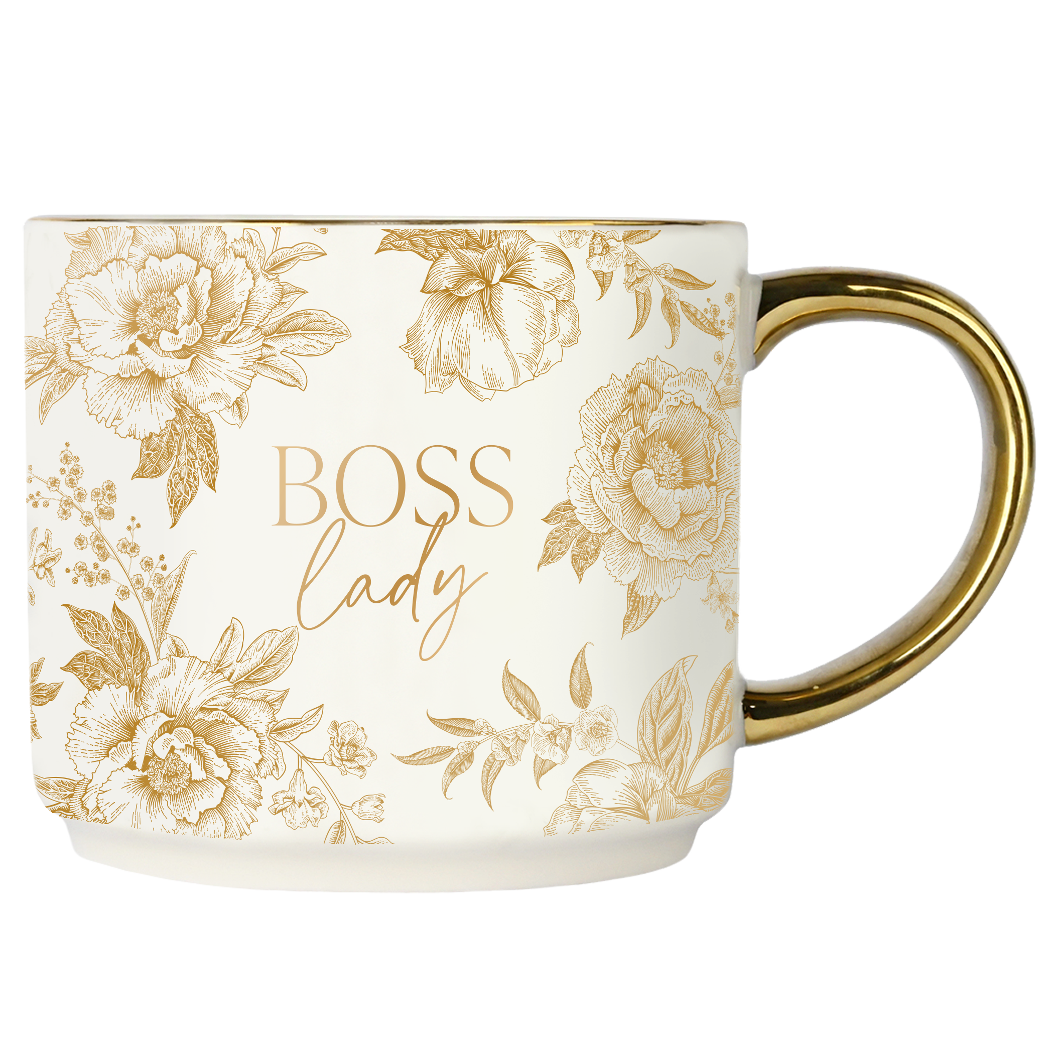 Boss Lady floral Coffee Mug