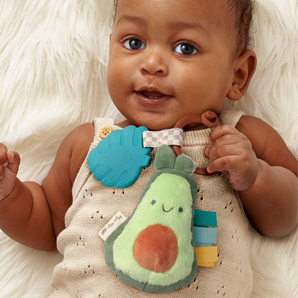 Plush + Teether: Avocado