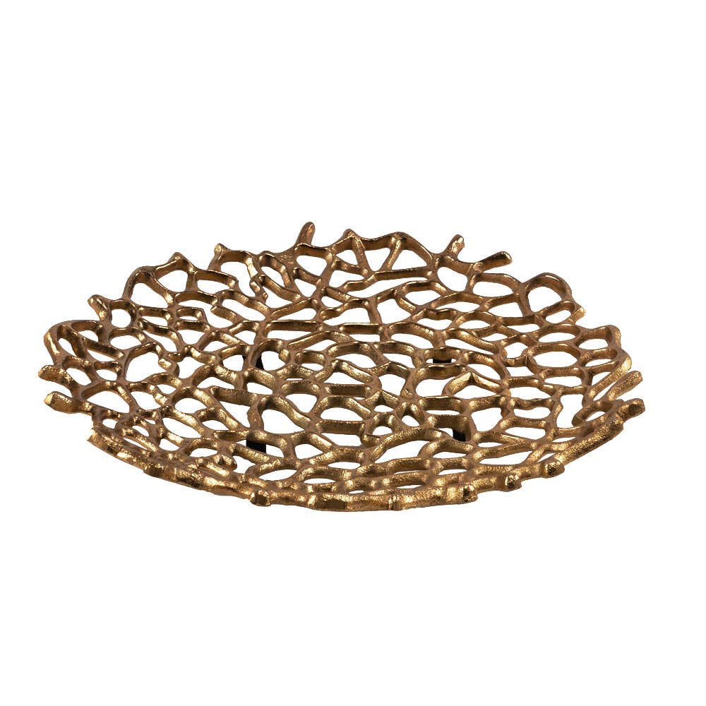 Large gold decorative Plate