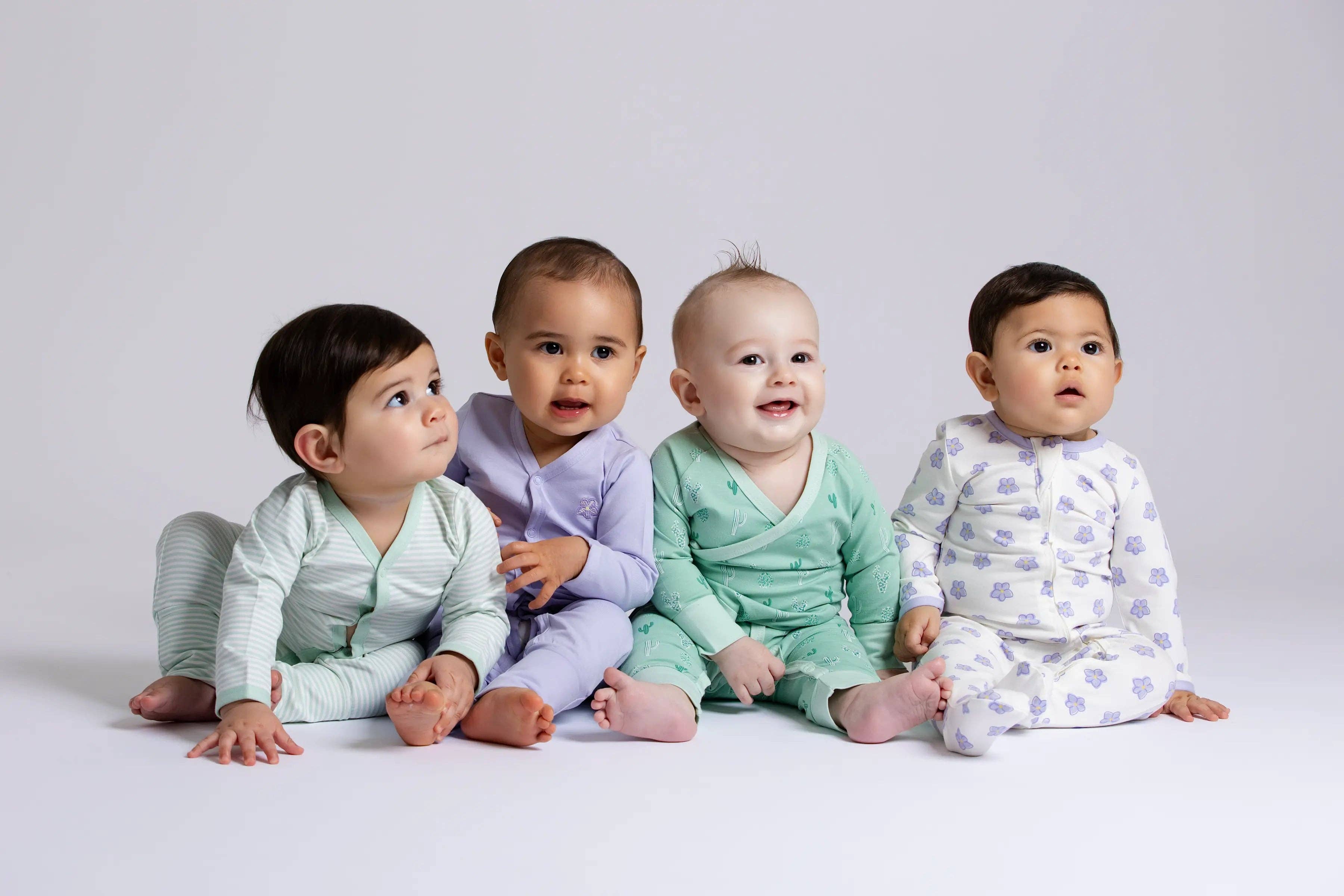 Zipper One-Piece Sweet Violets