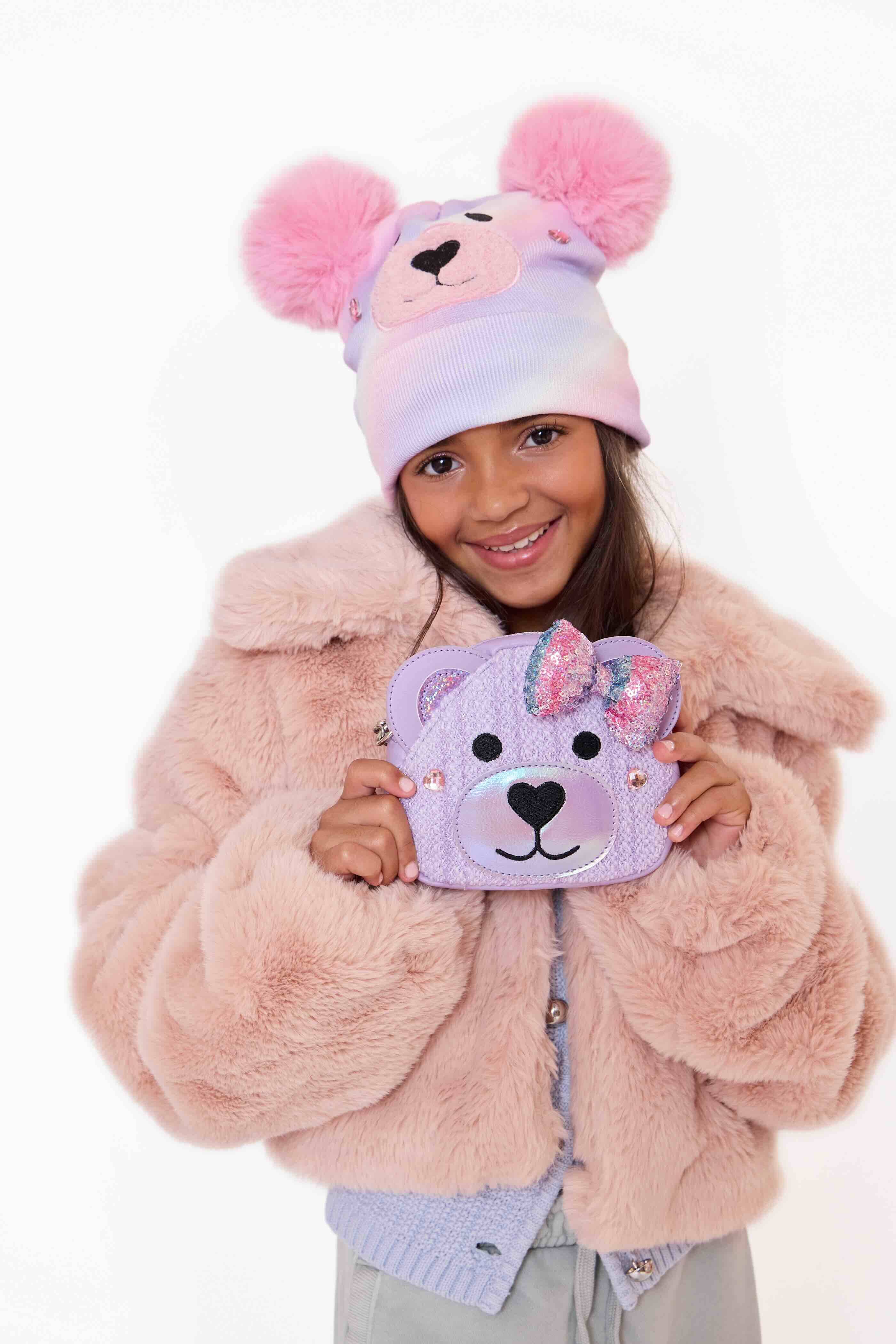 Sac bandoulière en tweed Teddy