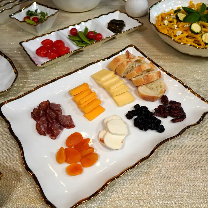 Gold Rectangular Platter