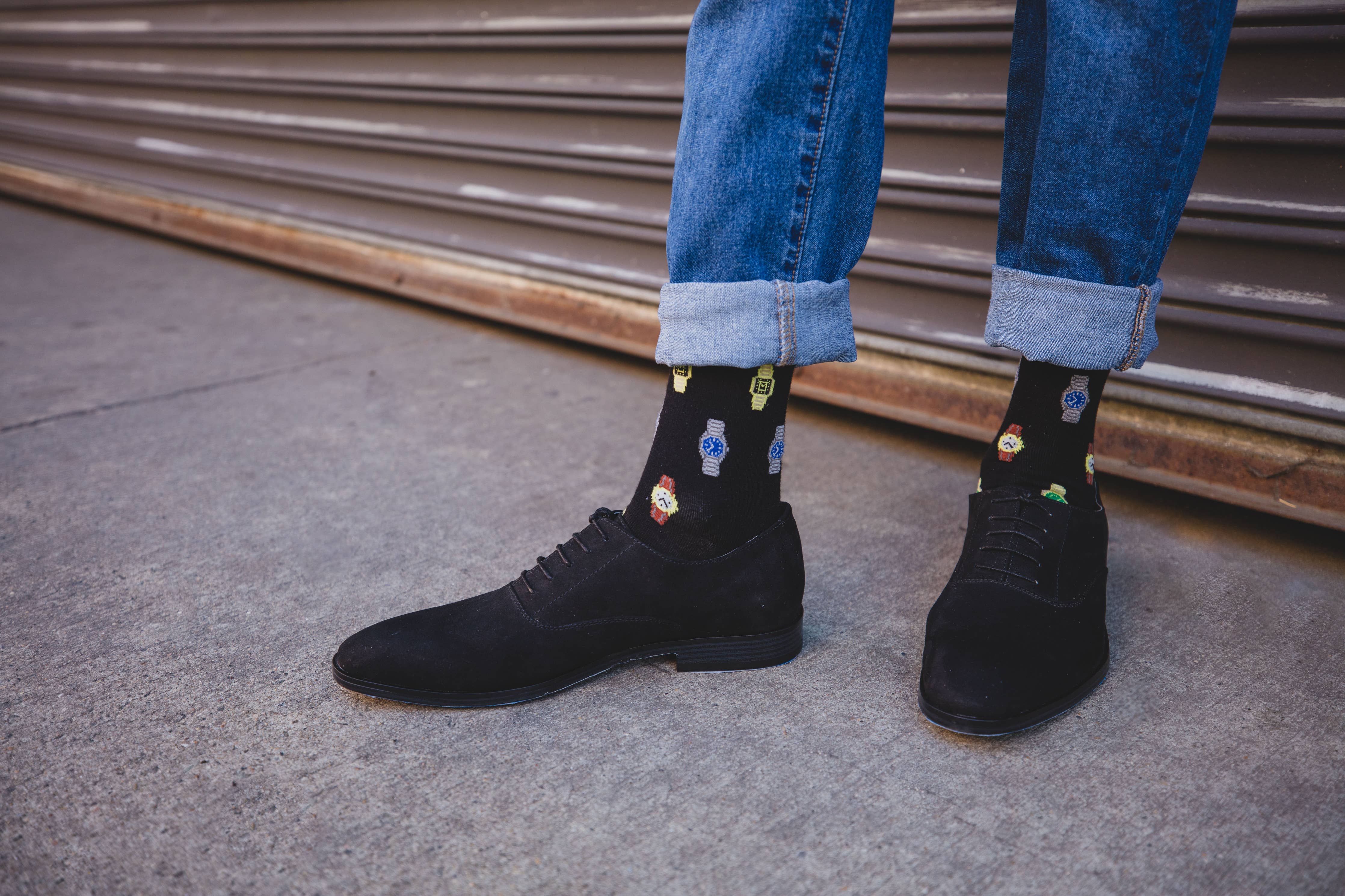 Time to Get a Watch Men's Crew Socks