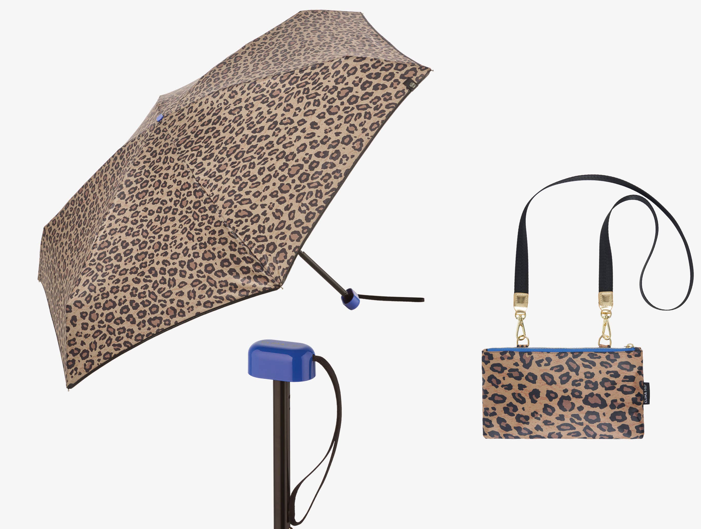 Mini  Umbrella with Pouch-  navy